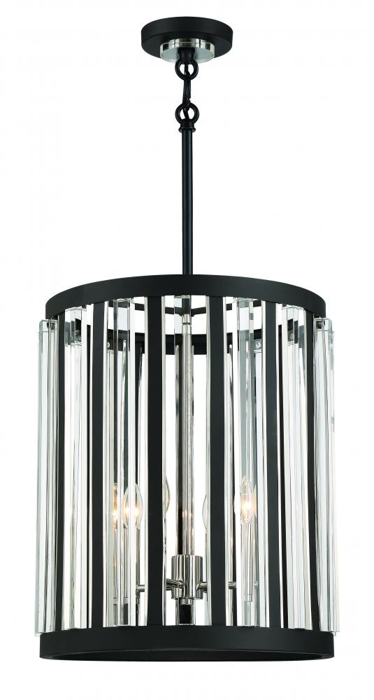 Majestic Splendor - 4 Lights Pendant Fixture in Metal