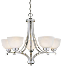 Minka-Lavery 1425-84 - Paradox™ - 5 Light Chandelier