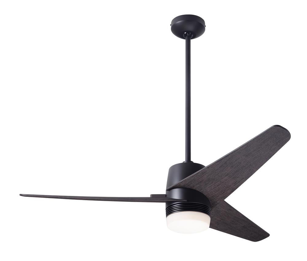 Velo DC Fan; Dark Bronze Finish; 48" Ebony Blades; 17W LED; Wall/Remote Combo Control