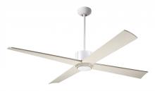 Modern Fan Co. NOU-MWGT-56-WW-NL-RC - Nouveau DC Fan; Matte White Finish w/ Graphite; 56" Whitewash Blades; No Light; Remote Control