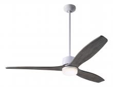 Modern Fan Co. ARB-GW-54-GY-870-RC - Arbor DC Fan; Gloss White Finish; 54" Graywash Blades; 17W LED; Remote Control