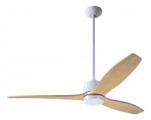 Modern Fan Co. ARB-GW-54-MP-NL-WC - Arbor DC Fan; Gloss White Finish; 54" Maple Blades; No Light; Wall Control