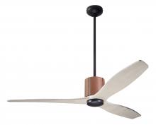 Modern Fan Co. LLX-DBTA-54-WW-NL-RC - LeatherLuxe DC Fan; Dark Bronze Finish with Tan Leather; 54" Whitewash Blades; No Light; Remote