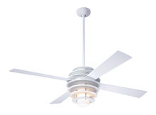 Modern Fan Co. SLA-WH-52-MP-LED-002 - Stella Fan; White/Gloss White Finish; 52" Maple Blades; 17W LED; Fan Speed and Light Control (3-