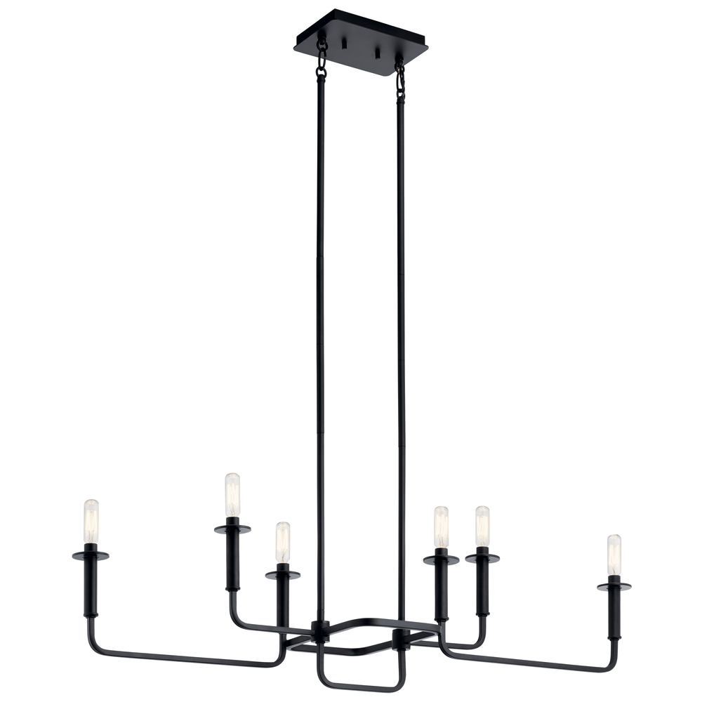 Linear Chandelier 6Lt