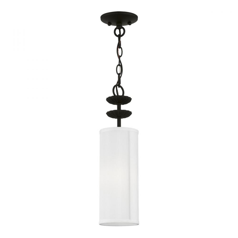 1 Light Black Mini Pendant