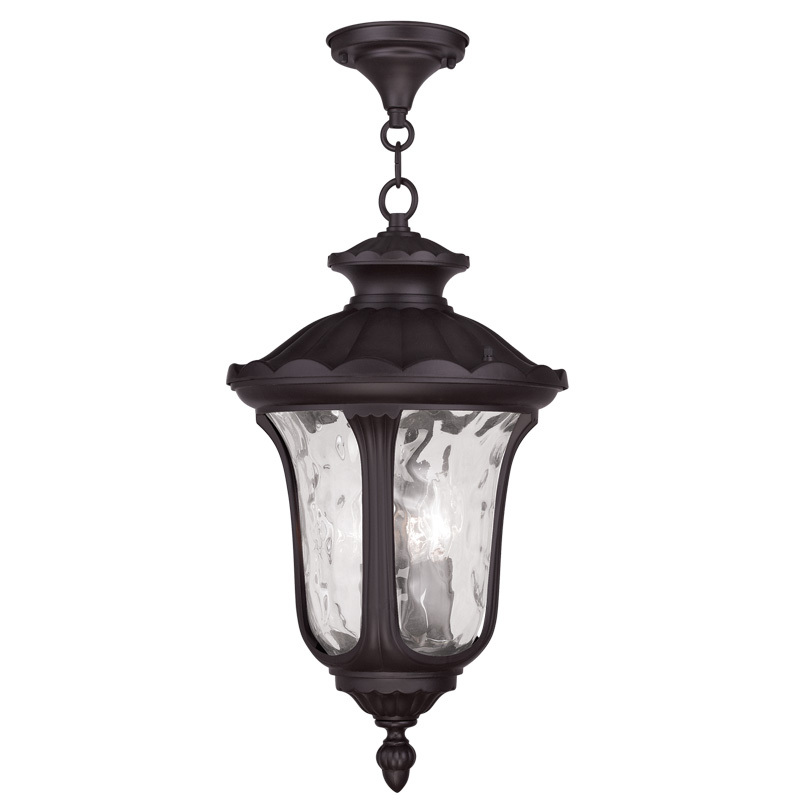 3 Light Bronze Chain Lantern