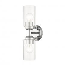 Livex Lighting 18082-05 - 2 Light Polished Chrome Vanity Sconce