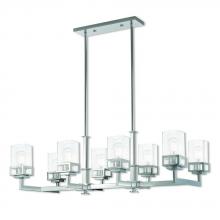 Livex Lighting 40598-05 - 8 Lt CH Linear Chandelier