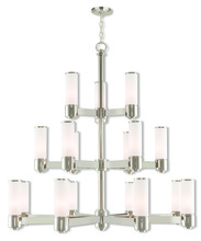 Livex Lighting 52119-35 - 17 Light PN Foyer Chandelier