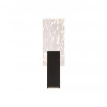 Schonbek Beyond BWS27320-BK - Tryst 20in LED 3000K/3500K/4000K 120V-277V Wall Sconce in Black with Optic Haze Quartz