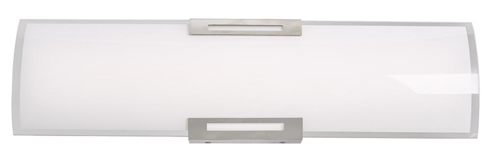 Curved Gass Panel LED vanity