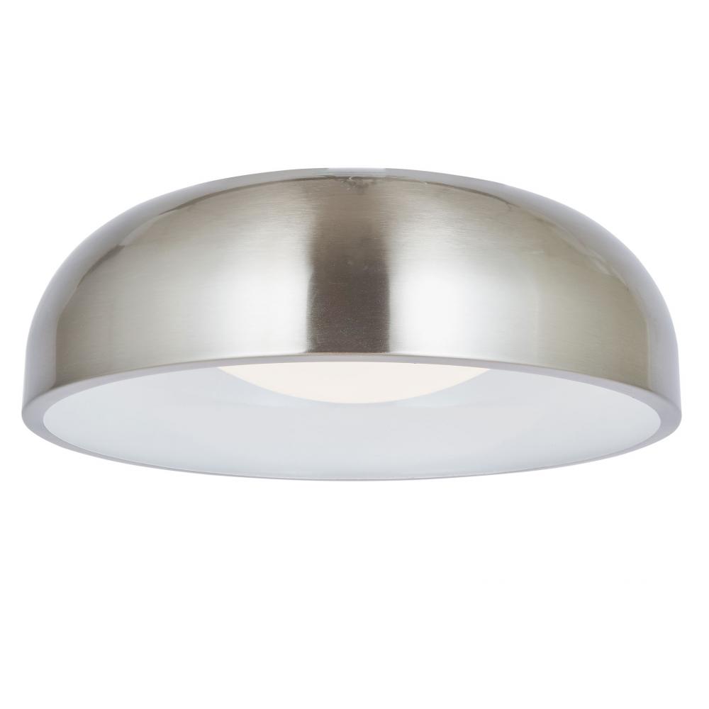 13" 3CCK Inner Curve Flushmount with Opal Glass Diffuser