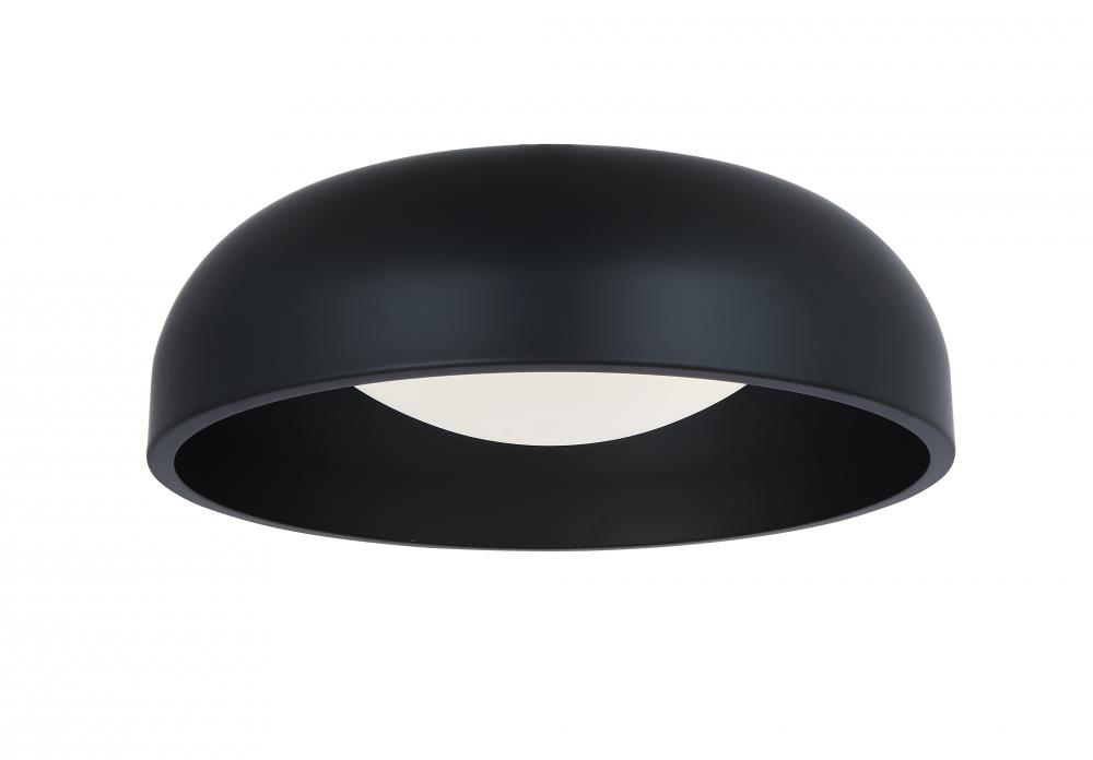 13" 3CCK Inner Curve Flushmount with Opal Glass Diffuser