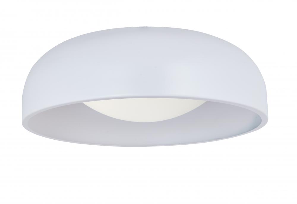 17" 3CCK Inner Curve Flushmount with Opal Glass Diffuser