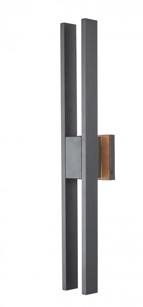 Twin Bar Wet Location Wall Fixture