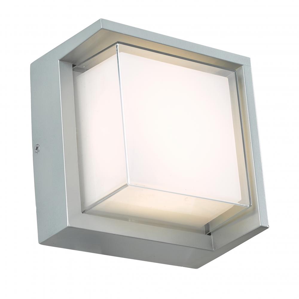 Square Hooded Wet Location Wall Sconce