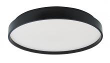 Abra Lighting 30052FM-BL-Tambourine - 13" Low Profile Flushmount with Soft Uplight