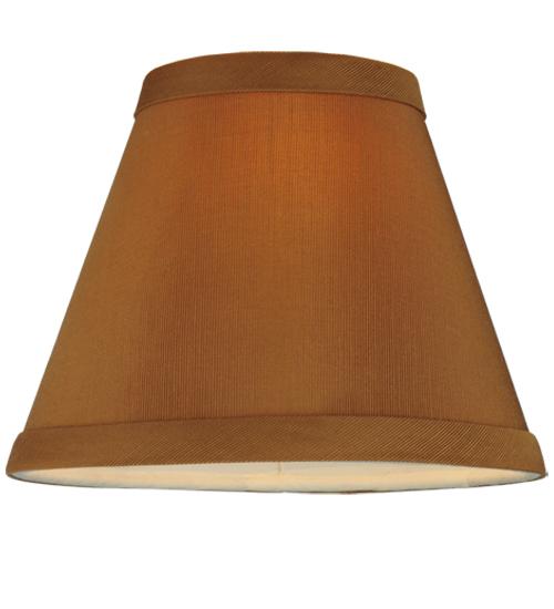 6"W X 4.75"H Faille Taupe Shade