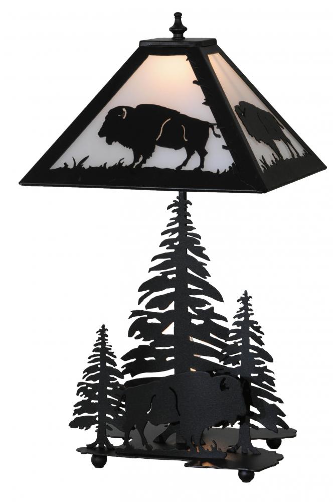 21"H Buffalo W/Lighted Base Table Lamp