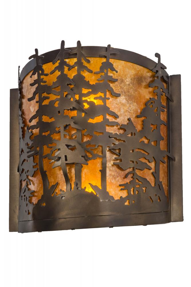 12"W Tall Pines Wall Sconce