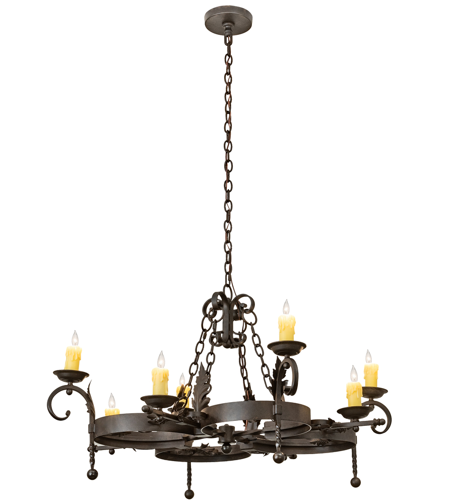 42" Wide Andorra 8 Light Chandelier