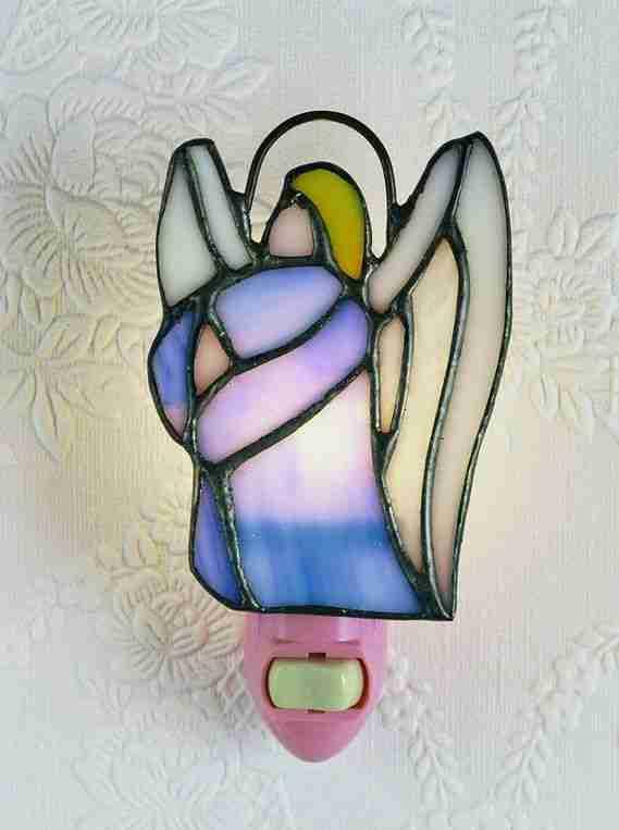 4"H Praying Angels 6 Pieces Night Light