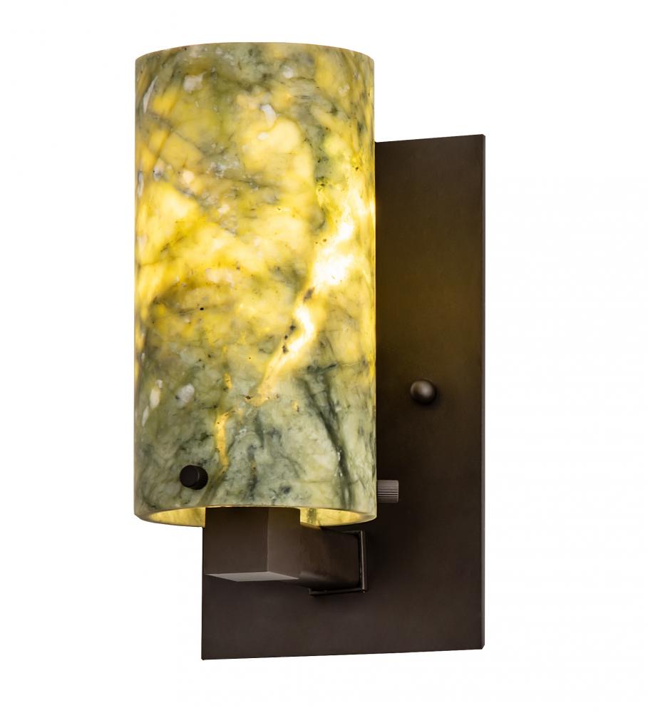 4.5" Wide Cilindro Jadestone Wall Sconce