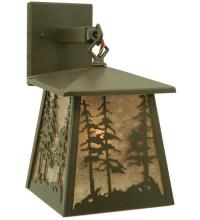 Meyda Blue 106038 - 7"W Stillwater Tall Pines Hanging Wall Sconce