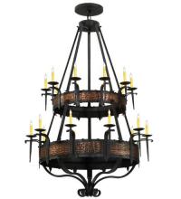 Meyda Blue 110205 - 48"W Costello 20 LT Two Tier Chandelier