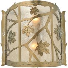 Meyda Blue 111643 - 15"W Maple Leaf Wall Sconce