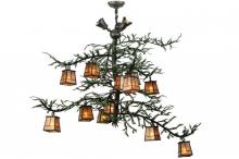 Meyda Blue 138383 - 48"W Pine Branch Valley View 12 LT W/Uplights Chandelier