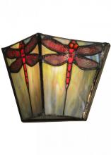 Meyda Blue 150875 - 7.5"W Prairie Dragonfly Wall Sconce