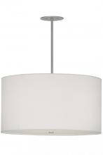 Meyda Blue 152359 - 32"W Cilindro Papel Blanco Pendant