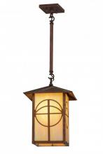 Meyda Blue 157408 - 12"Sq Seneca Circle Cross Lantern Pendant