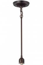 Meyda Blue 157418 - 5"W Mahogany Bronze 1 LT Pendant Hardware