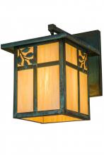 Meyda Blue 165194 - 12"W Hyde Park Sprig Hanging Wall Sconce