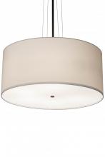 Meyda Blue 180894 - 36" Wide Cilindro White Textrene Pendant