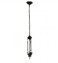 Meyda Blue 184620 - 20"W Solar Black 3 LT Inverted Pendant Hardware