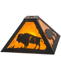 Meyda Blue 212120 - 12" Square Buffalo Shade