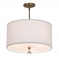 Meyda Blue 219402 - 18" Wide Cilindro Textrene Pendant