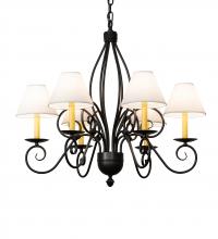 Meyda Blue 227499 - 32" Wide Squire 6 Light Chandelier