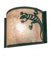 Meyda Blue 234794 - 11" Wide Gecko Wall Sconce