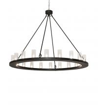 Meyda Blue 238641 - 60" Wide Loxley 20 Light Chandelier