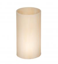 Meyda Blue 245869 - 3.5" Wide Cylindre Sahara Taupe Shade