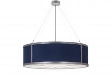 Meyda Blue 247607 - 42" Wide Cilindro Textrene Pendant