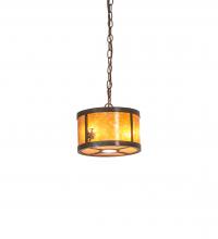 Meyda Blue 247785 - 10" Wide Fulton Winter Pine Pendant