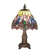 Meyda Blue 26615 - 11.5"H Tiffany Hanginghead Dragonfly Mini Lamp