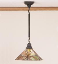 Meyda Blue 49146 - 13"Sq Glasgow Bungalow Pendant.609