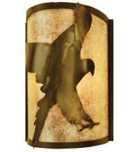 Meyda Blue 68188 - 8"W Flying Hawk Right Wall Sconce